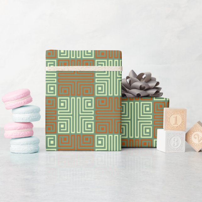 Vacker monogram premium kärleks bröllopsdusch presentpapper (Baby Shower)