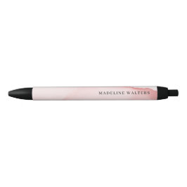 Vacker monogram rosa akvarell unik
