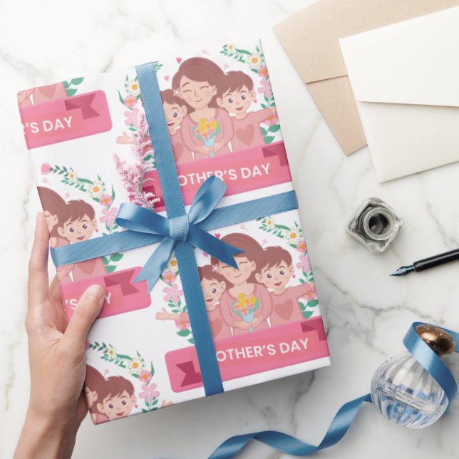 Vacker mors dagsgåva presentpapper (Gifting)