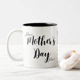 Vacker Mor's Day Gift Två-Tonad Mugg