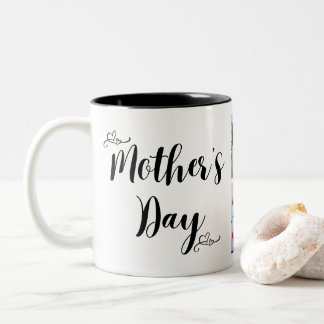 Vacker Mor's Day Gift Två-Tonad Mugg