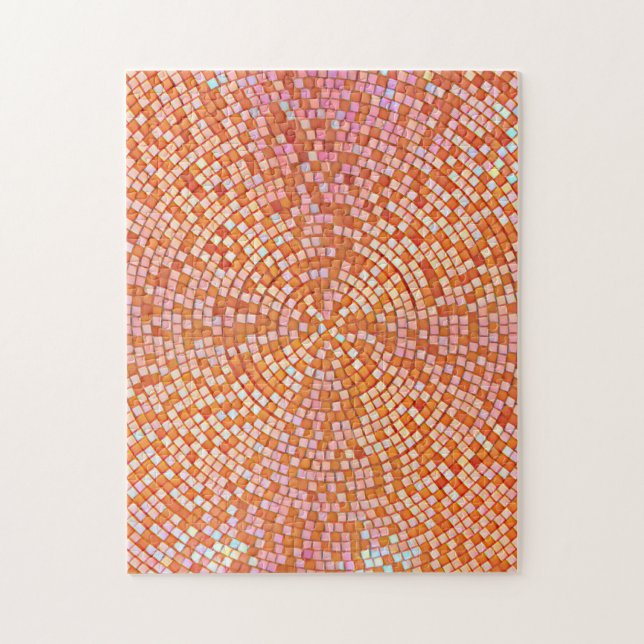 Vacker Mosaic Puzzle Pussel (Vertikal)