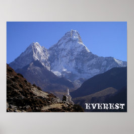 Vacker Mount Everest - Snowy Himalayas Poster