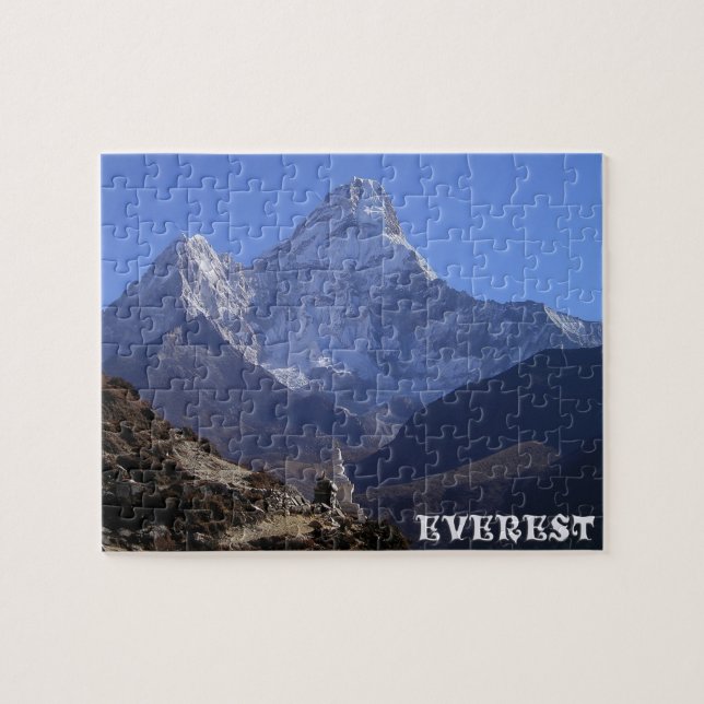 Vacker Mount Everest - Snowy Himalayas Pussel (Horisontell)
