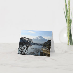 Vacker Mount Fuji Kort