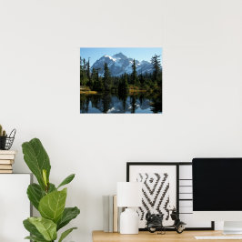 Vacker Mount Shuksan, Washington Fotografisk Poster