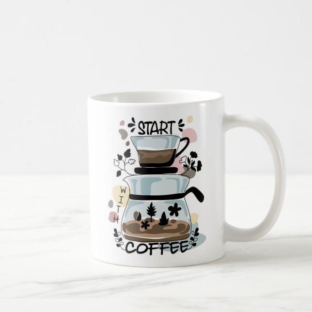 Vacker mugg för kaffe  (Höger)