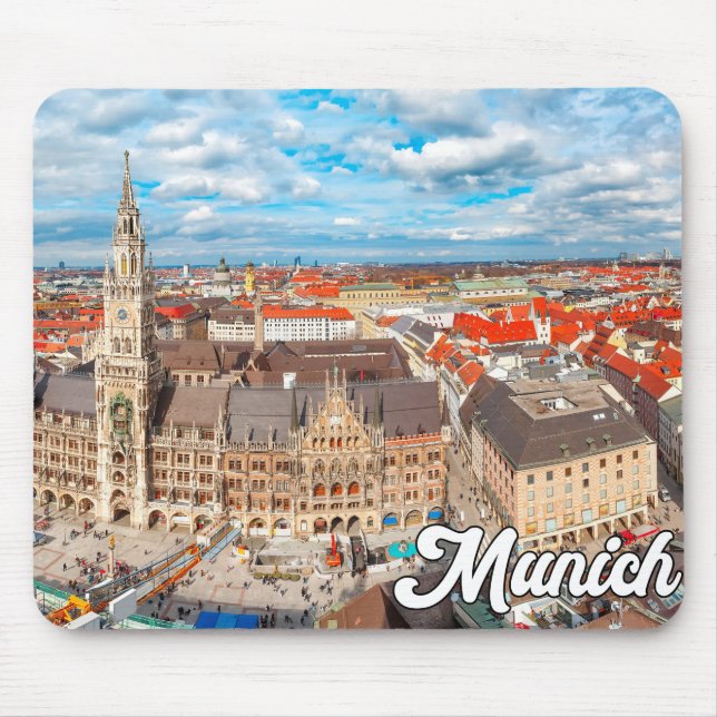 Vacker München, Tyskland Musmatta (Framsidan)