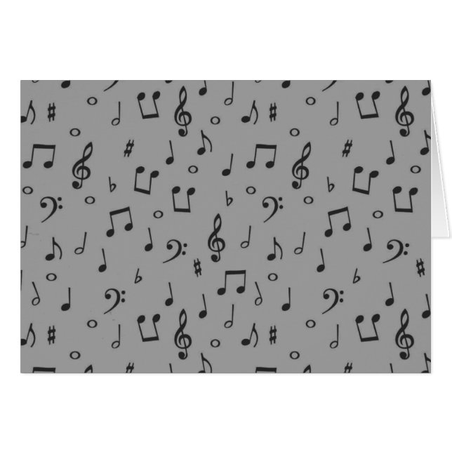 Vacker musik_ hälsningskort (Framsidan Horizontal)