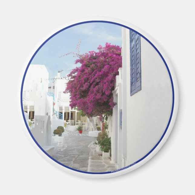 Vacker Mykonos Magnet (Framsidan)