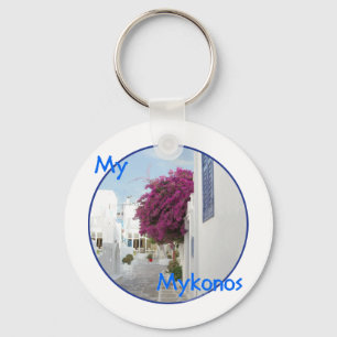 Vacker Mykonos Nyckelring