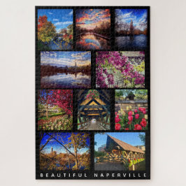Vacker Naperville - 10 scener runt Town Pussel