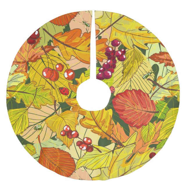 Vacker Natur Julgransmatta Borstad Polyester (Framsidan)