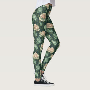 Vacker Nejlikafantasi Kläder Aktiv Leggings