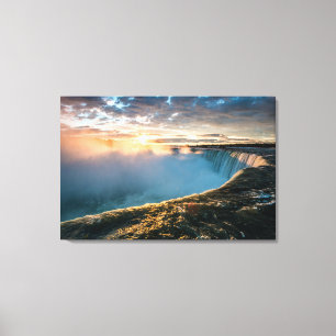 Vacker Niagara Falls på Sunrise Canvastryck