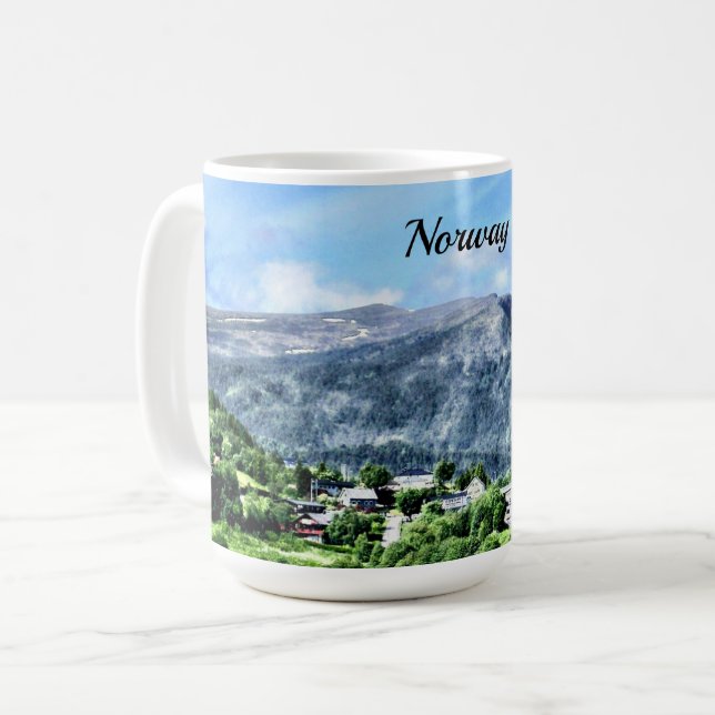 Vacker Norge,  Kaffemugg (Framsida vänster)