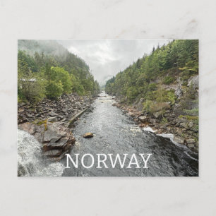 Vacker Norge vykort! Vykort