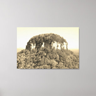 Vacker North Carolina Berg Canvastryck