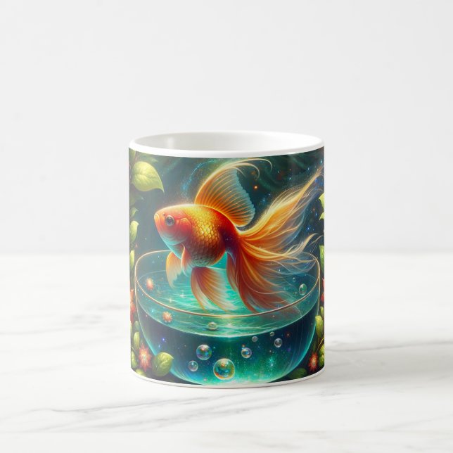 Vacker Nowruz Goldfish Kaffemugg (Center)