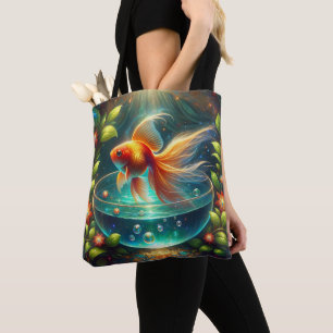 Vacker Nowruz Goldfish Tygkasse