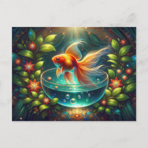 Vacker Nowruz Goldfish Vykort