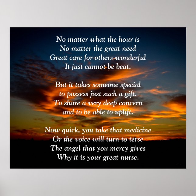 Vacker Nurse Poster (Framsidan)