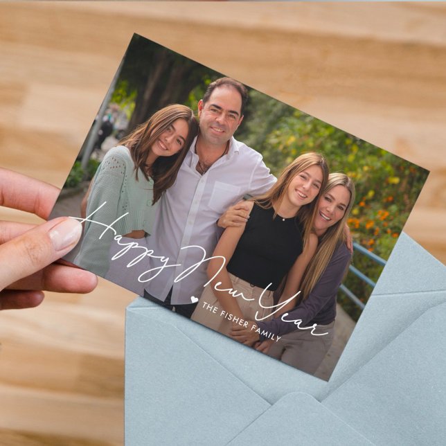 Vacker Nyår Foto Kort (Skapare uppladdad)