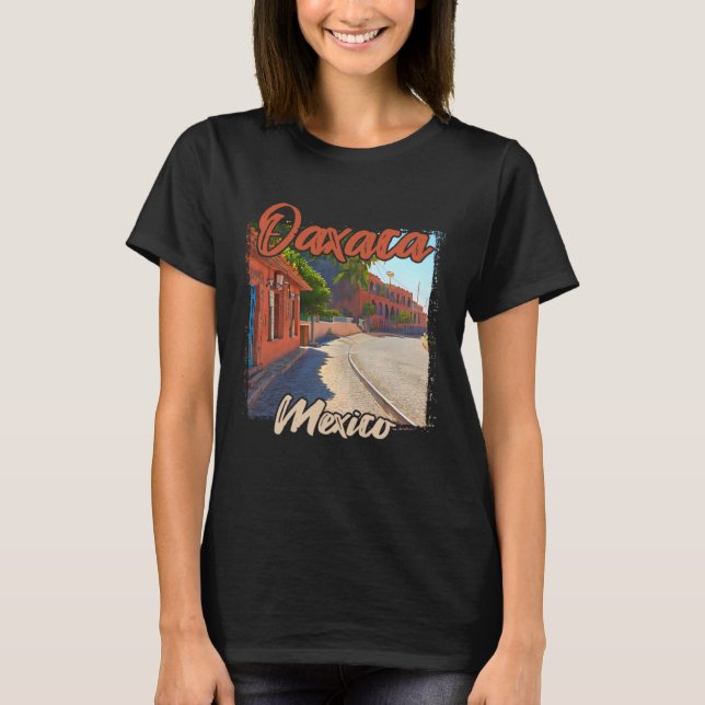 Vacker Oaxaca Pullover Hoodie T Shirt (Framsida)