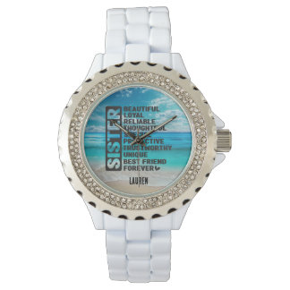 Vacker Ocean Scene Armbandsur