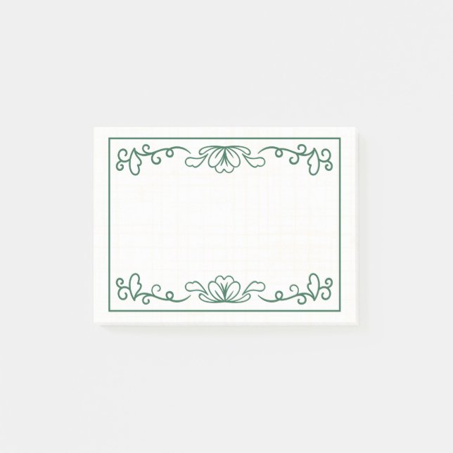 Vacker och enkel ramdesign post-it block (Framsida)