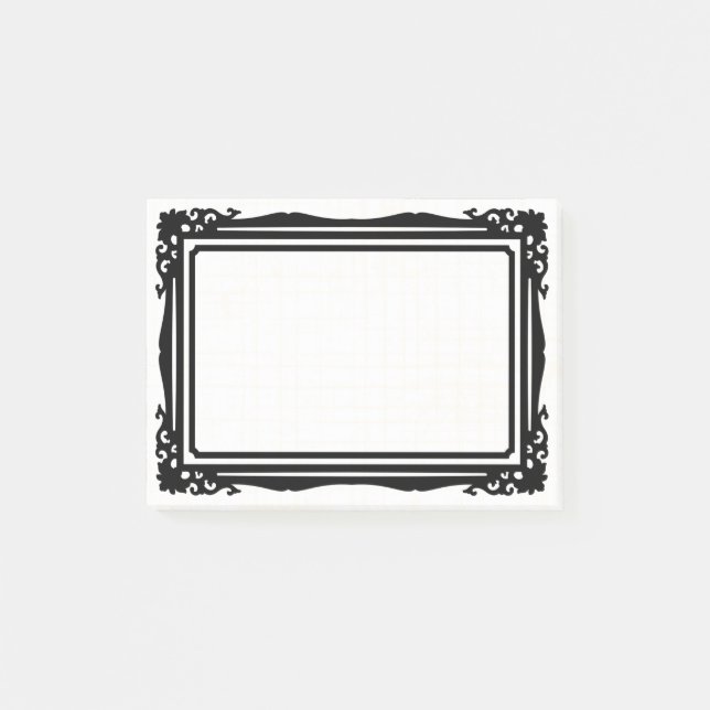 Vacker och enkel ramdesign  post-it block (Framsida)