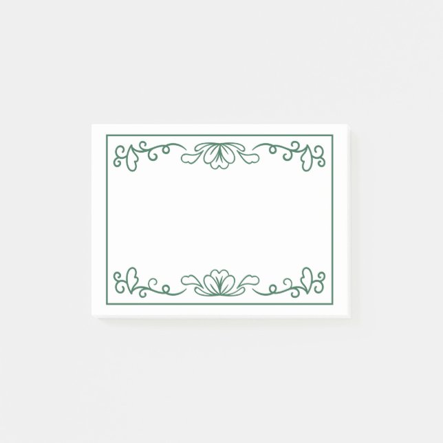 Vacker och enkel ramdesign post-it block (Framsida)