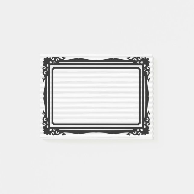 Vacker och enkel ramdesign  post-it block (Framsida)