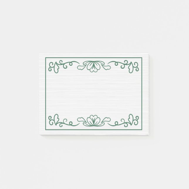 Vacker och enkel ramdesign post-it block (Framsida)