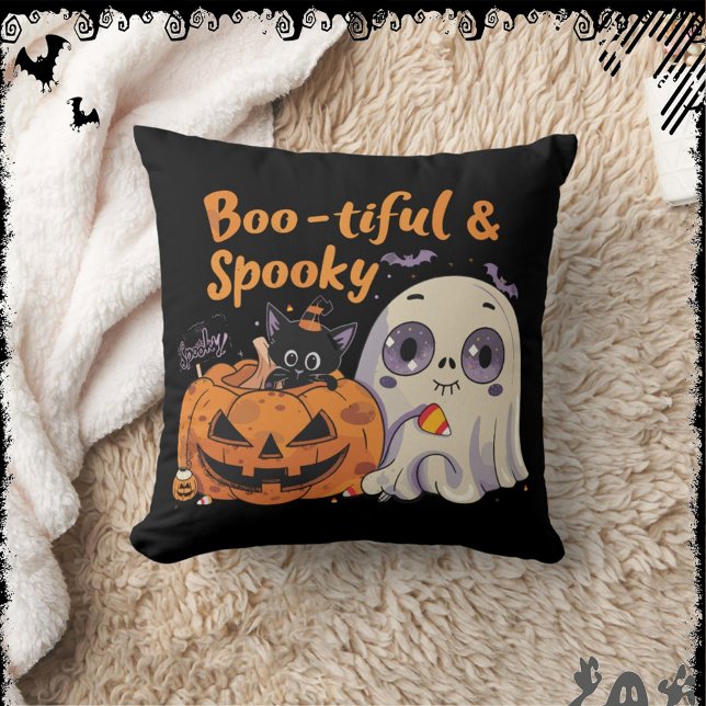 Vacker och läskig | ExDesigner | Halloween Kudde (Skapare uppladdad)