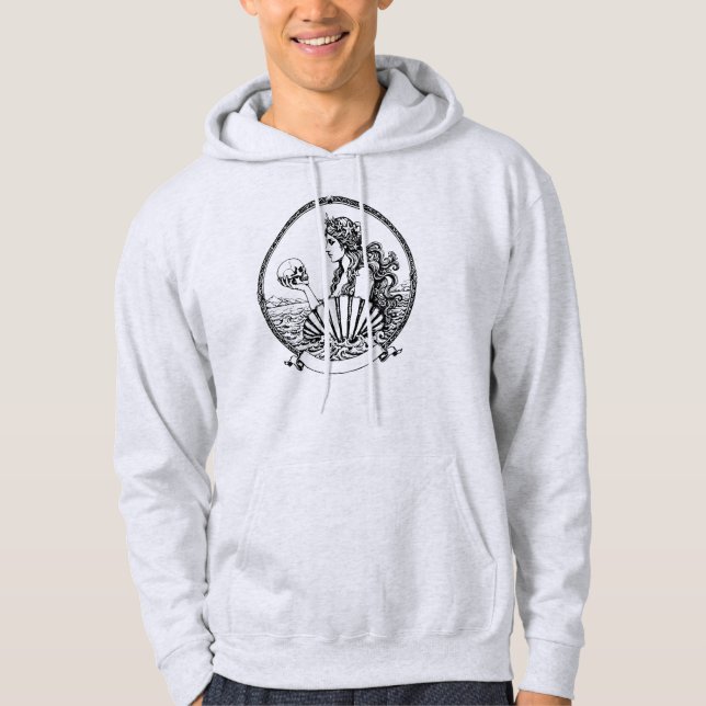 vacker och melankolisk grekisk gudinna Afrodite Hoodie (Framsida)