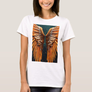 Vacker och perfekt liten ängel vingar t-shirt