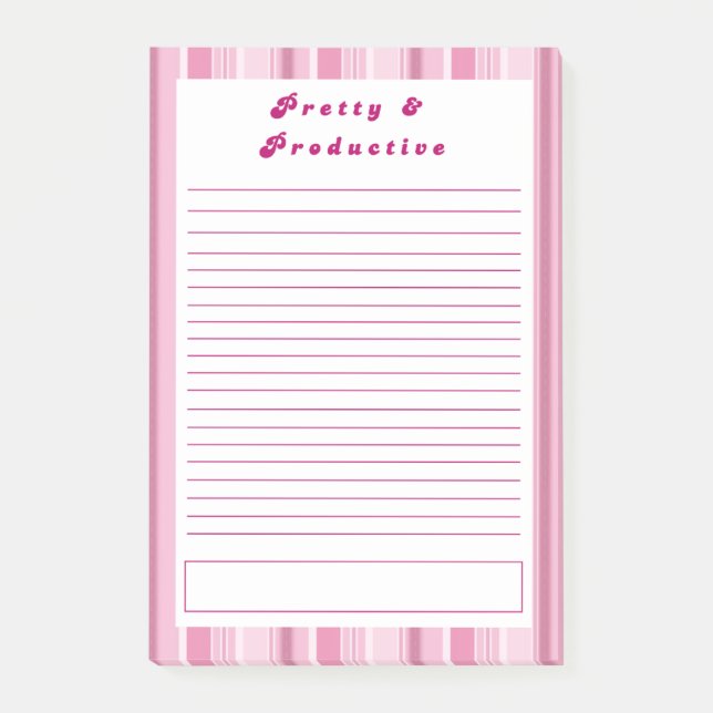 Vacker och produktiv post-it block (Framsida)