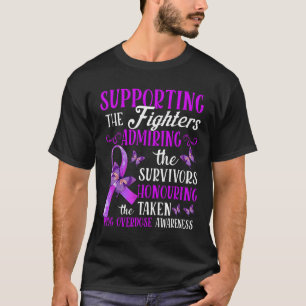 Vacker och stödjande läkemedelsöverdosering Medvet T Shirt