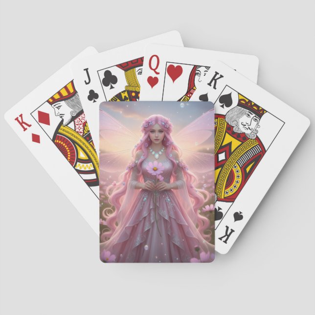 Vacker oktober Opal Fairy Casinokort (Baksidan)