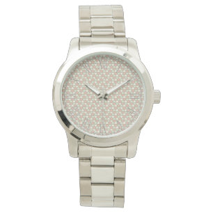 Vacker, ömtålig Pastel Färg Heart Mönster Armbandsur