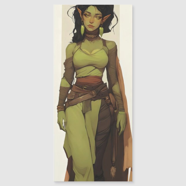 Vacker Orc Girl Anime (Framsida)