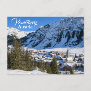Vacker Österrike Lech am Arlberg Vorarlberg Vykort