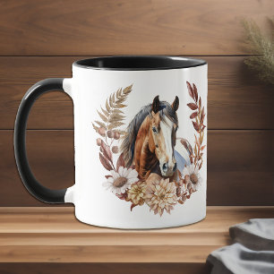 Vacker Paint Horse Autumn WAN Mugg