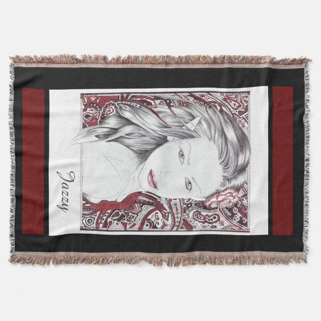 Vacker Paisley Female Elf Mysfilt (Framsidan)