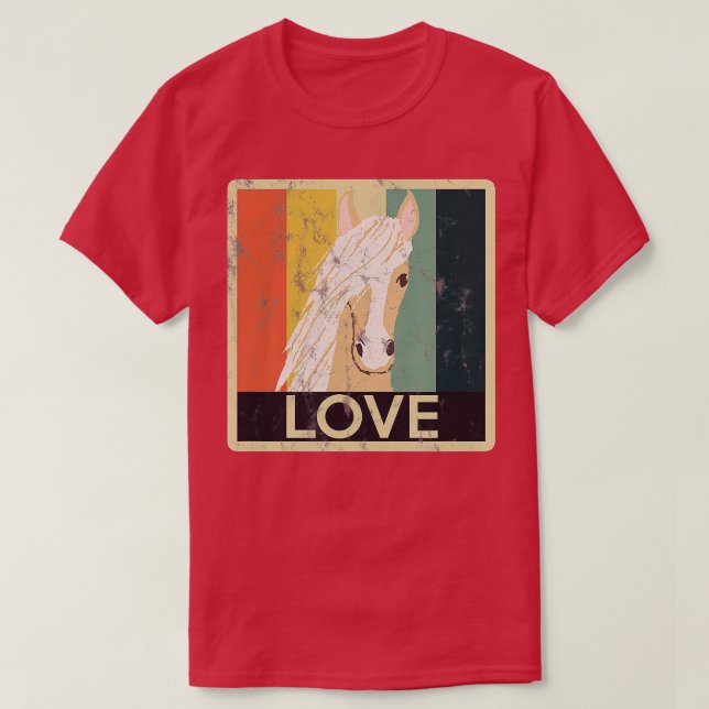Vacker Palomino Horse T Shirt (Design framsida)