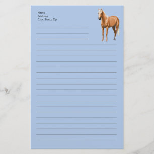 Vacker Palomino Quarter Horse Stallion Brevpapper