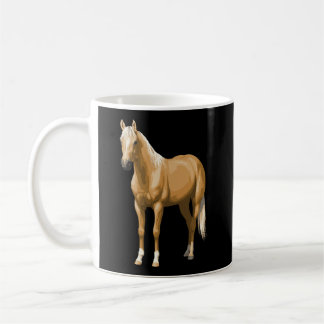 Vacker Palomino Quarter Horse Stallion Kaffemugg