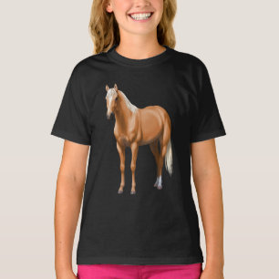 Vacker Palomino Quarter Horse Stallion T Shirt