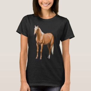 Vacker Palomino Quarter Horse Stallion T Shirt